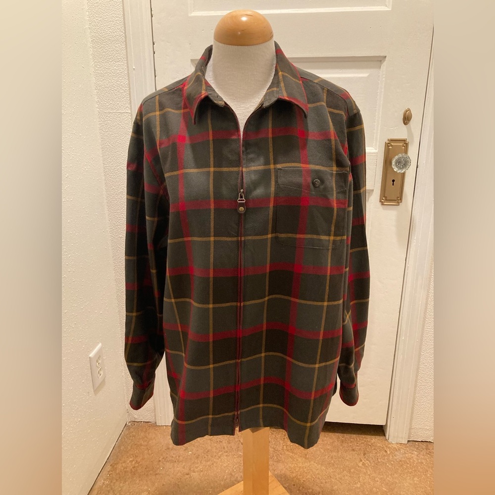 Pendleton women’s wool plaid zip up plaid